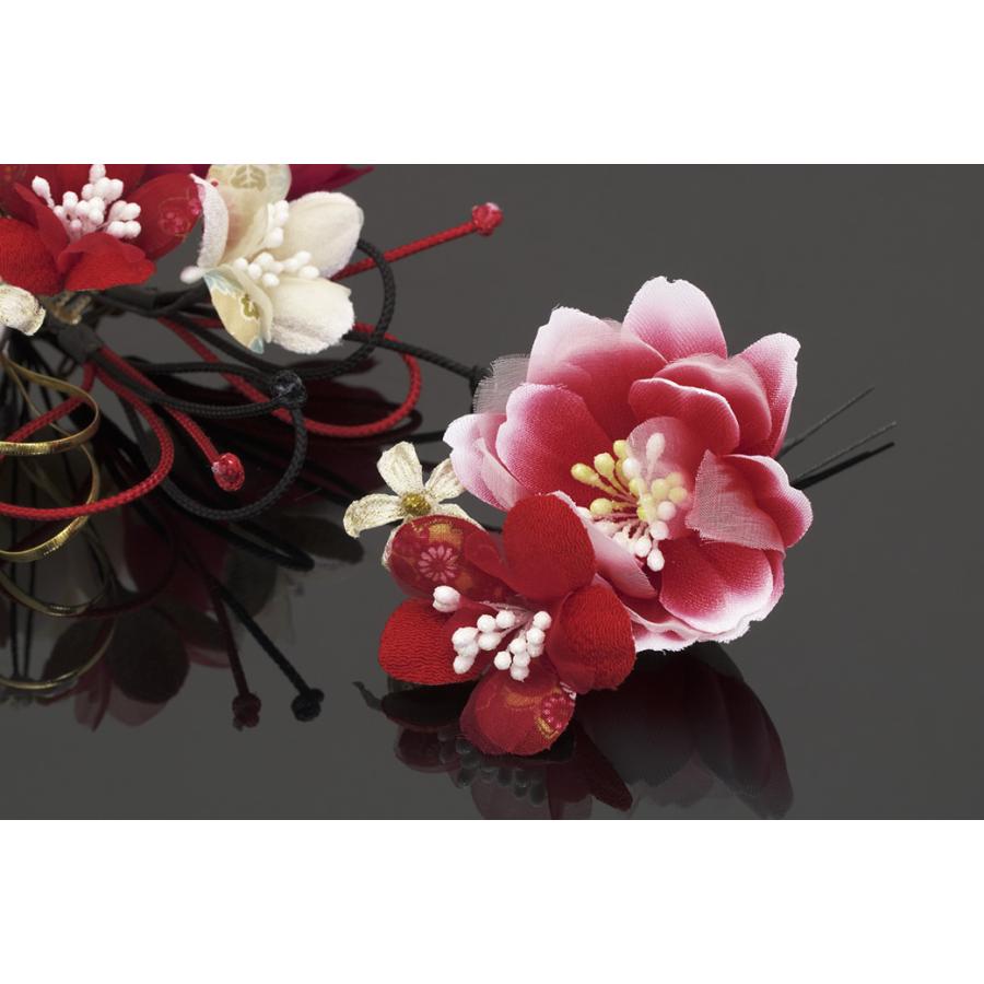 成人式 髪飾り 2点セット 赤 レッド 白 ホワイト 牡丹 桜 花 成人式 髪飾り 2点セット 赤 レッド 白 ホワイト 牡丹 桜 花