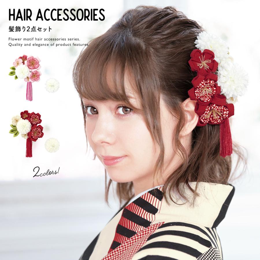 七五三 3歳 レースの被布エプロンコーデ 正絹お着物 髪飾り 3歳〜 専用