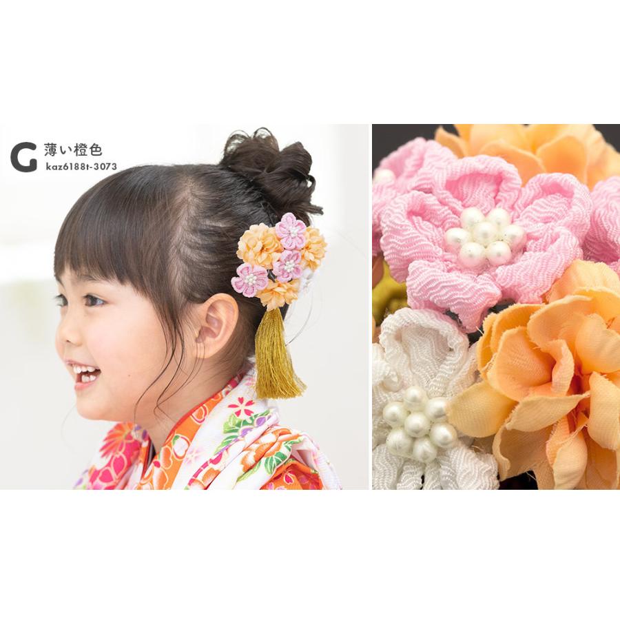 七五三 髪飾り 3歳 7歳 赤系 レッド ピンク 梅 花 コサージュ 七五三 髪飾り 3歳 7歳 赤系 レッド ピンク 梅 花 コサージュ