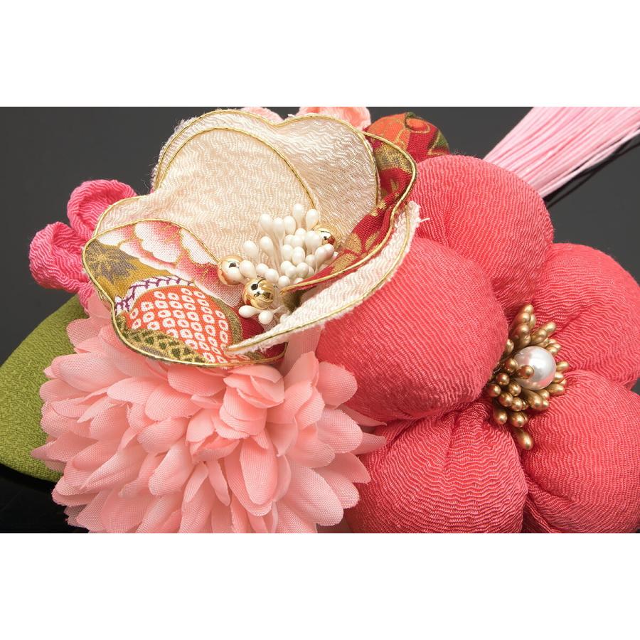 SOUBIEN（創美苑） 髪飾り 2点セット ピンク 梅 ピンポンマム 椿 桜 花