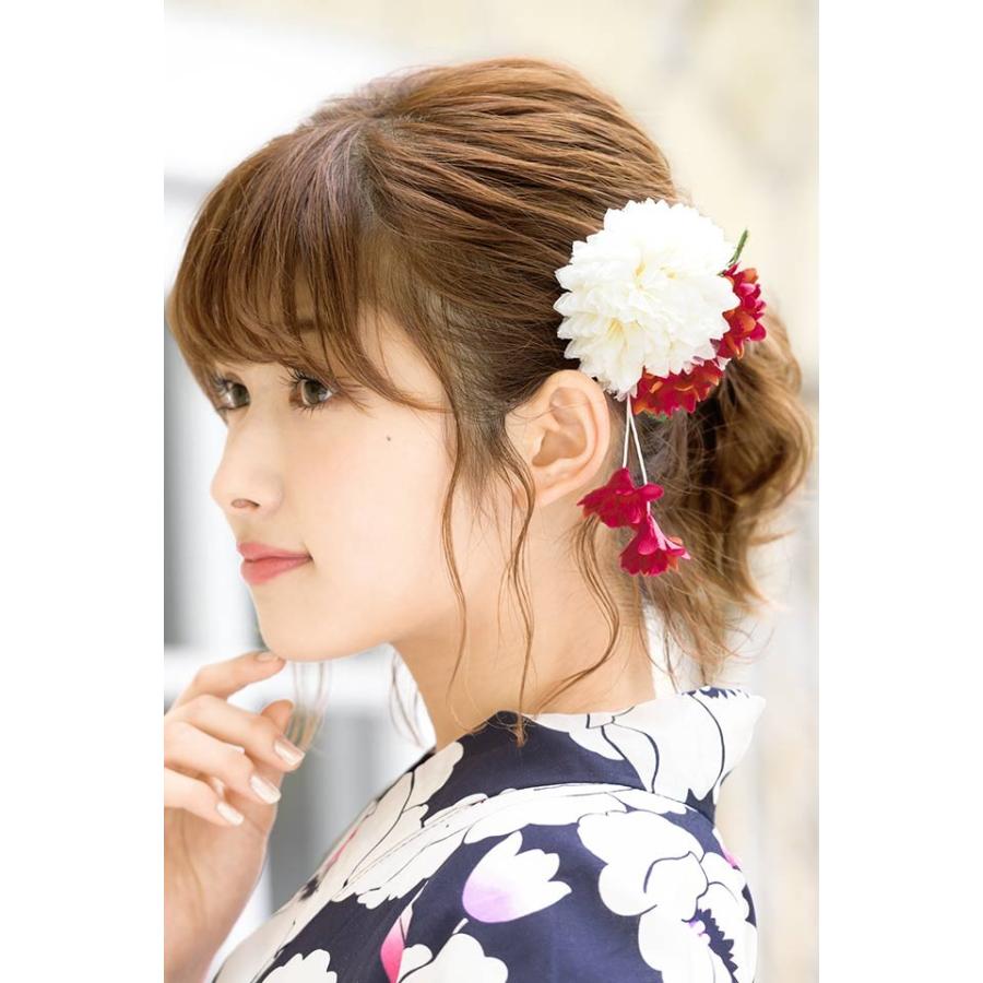 成人式 結婚式 クリップ ヘアアクセサリー ヘッドドレス 和装 手毬菊 浴衣 髪飾り セール商品 浴衣