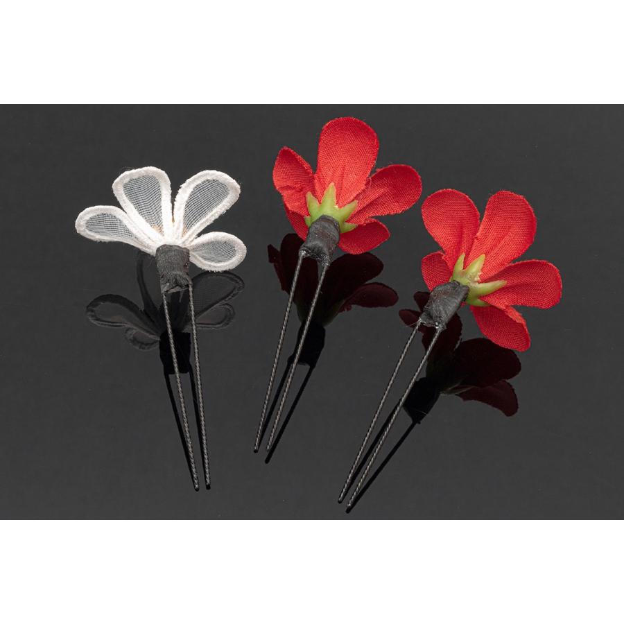 髪飾り 卒業式 成人式 振袖 袴姿 花 フラワー 3点セット レッド 赤 小さい 小ぶり ちょい足し 髪留め 和洋兼用 送料無料 Kaz7239tw 2993 きもの館 創美苑 通販 Yahoo ショッピング