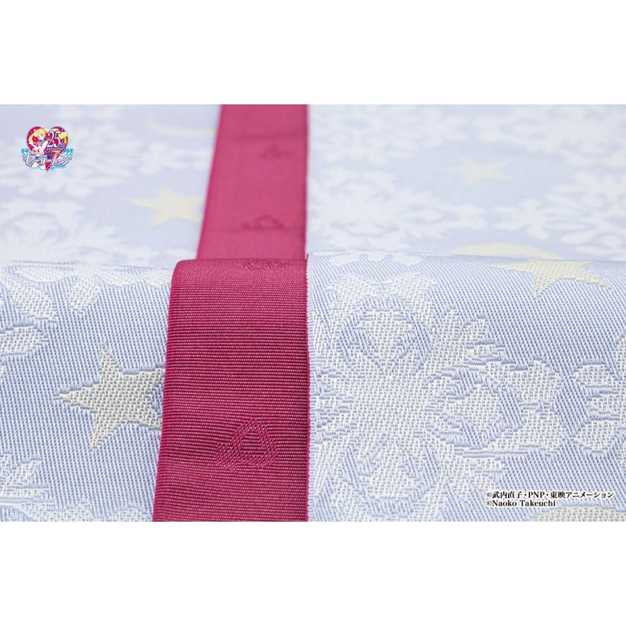 半幅帯 美少女戦士セーラームーン 京都丸紅 水色 ワイン 青系 ブルー 赤紫 守護星マーク 月 星 リバーシブル Sailor Moon 半巾帯 送料無料 Moon Ob001 3626 きもの館 創美苑 通販 Yahoo ショッピング