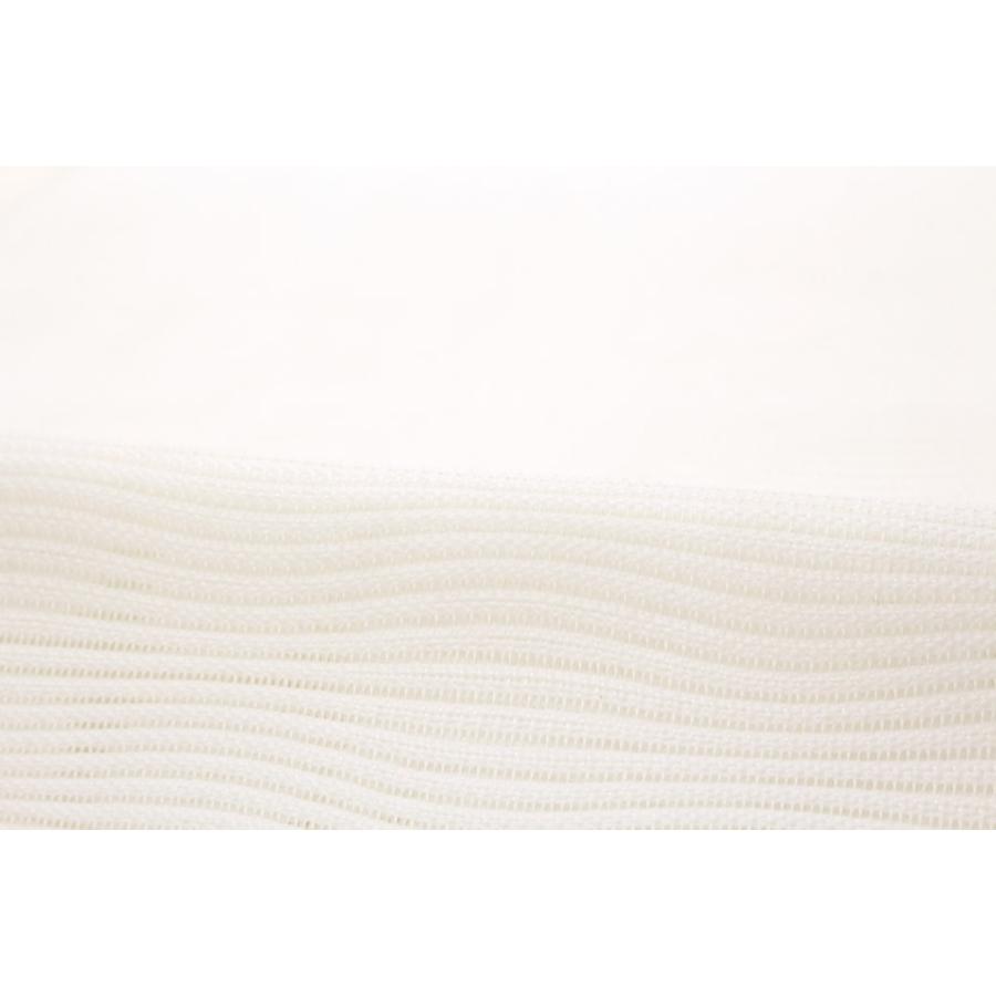 SOUBIEN 名古屋帯 白 ホワイト 無地 絽 全通柄 八寸名古屋帯