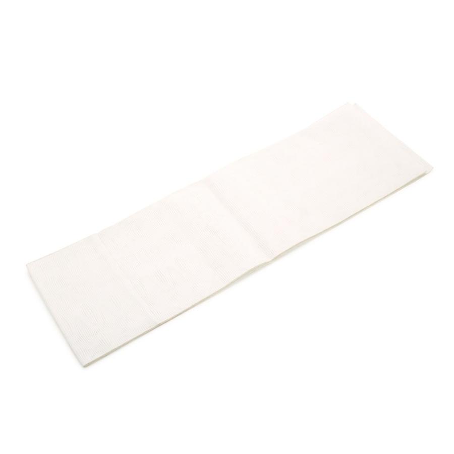 ひげ紬　名古屋帯地　白生地　正絹　幅約34cm 長さ約545cm 名古屋帯 九寸 正絹 全通 網織紬 ひげ紬 民芸 手織り ナチュラル