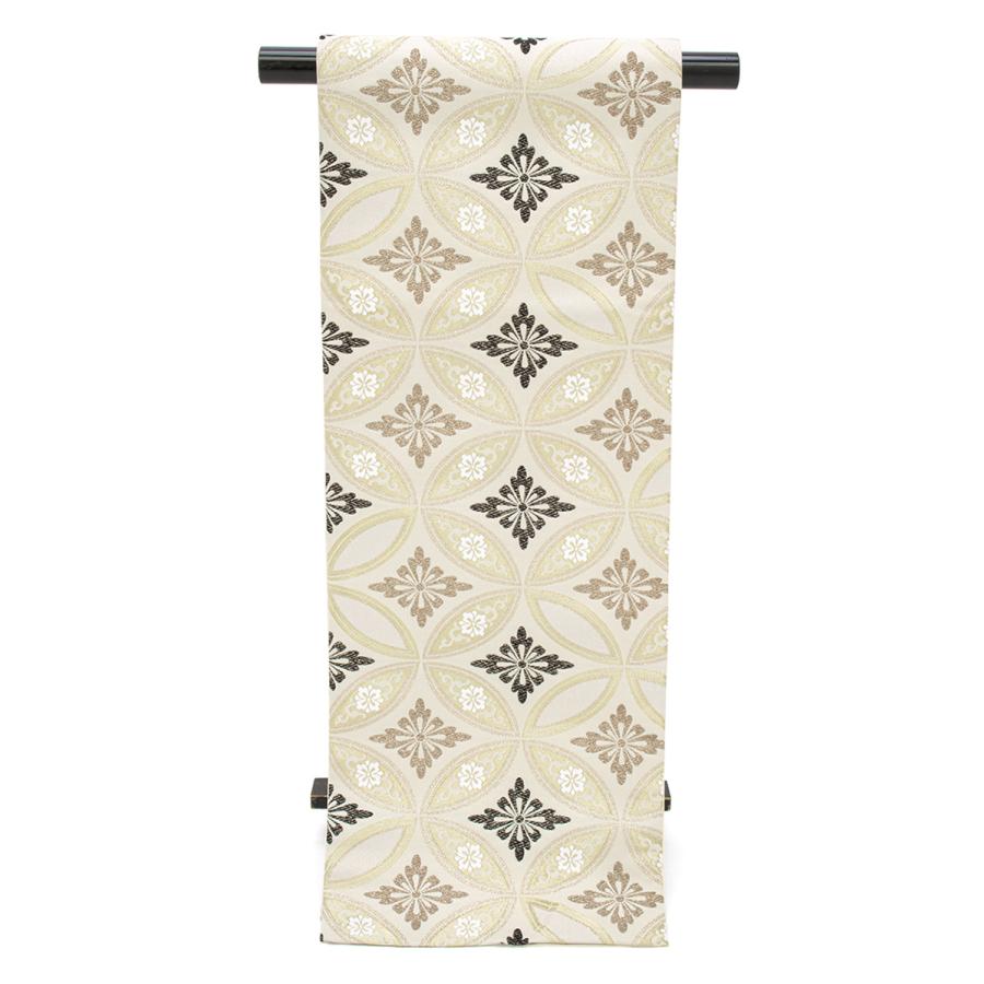 袋帯 訪問着 留袖 振袖 礼装 正装 金 黒 茶 ベージュ クリーム 花七宝