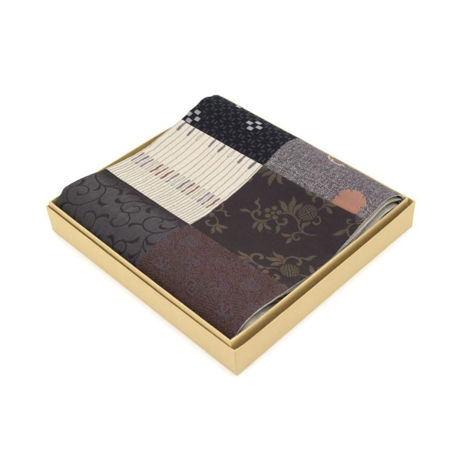 袋帯 未仕立て ブランド 和工房あやぎぬ 茶色 灰色 グレーベージュ 黒