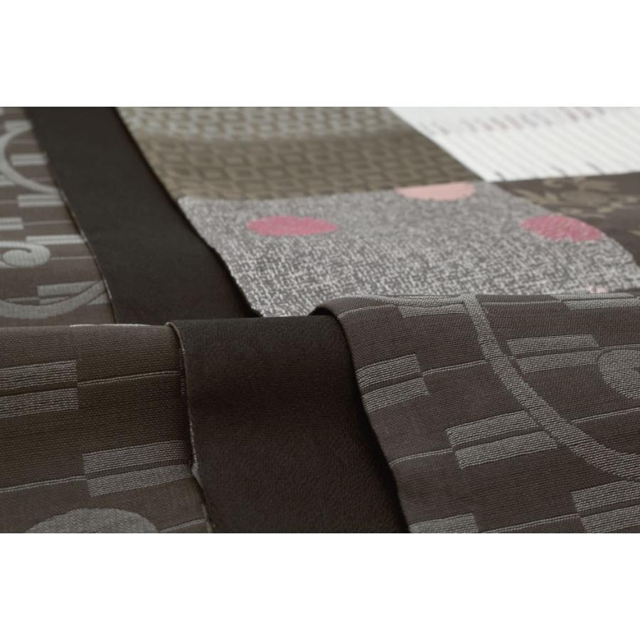 袋帯 未仕立て ブランド 和工房あやぎぬ 濃茶 ブラウン 灰色 グレー 黒 ブラック 白 アイボリー 花唐草 雪輪 名物裂 正絹 お太鼓柄 三通柄 女性 レディース 日本製 袋帯 未仕立て ブランド 和工房あやぎぬ 濃茶 ブラウン 灰色 グレー 黒