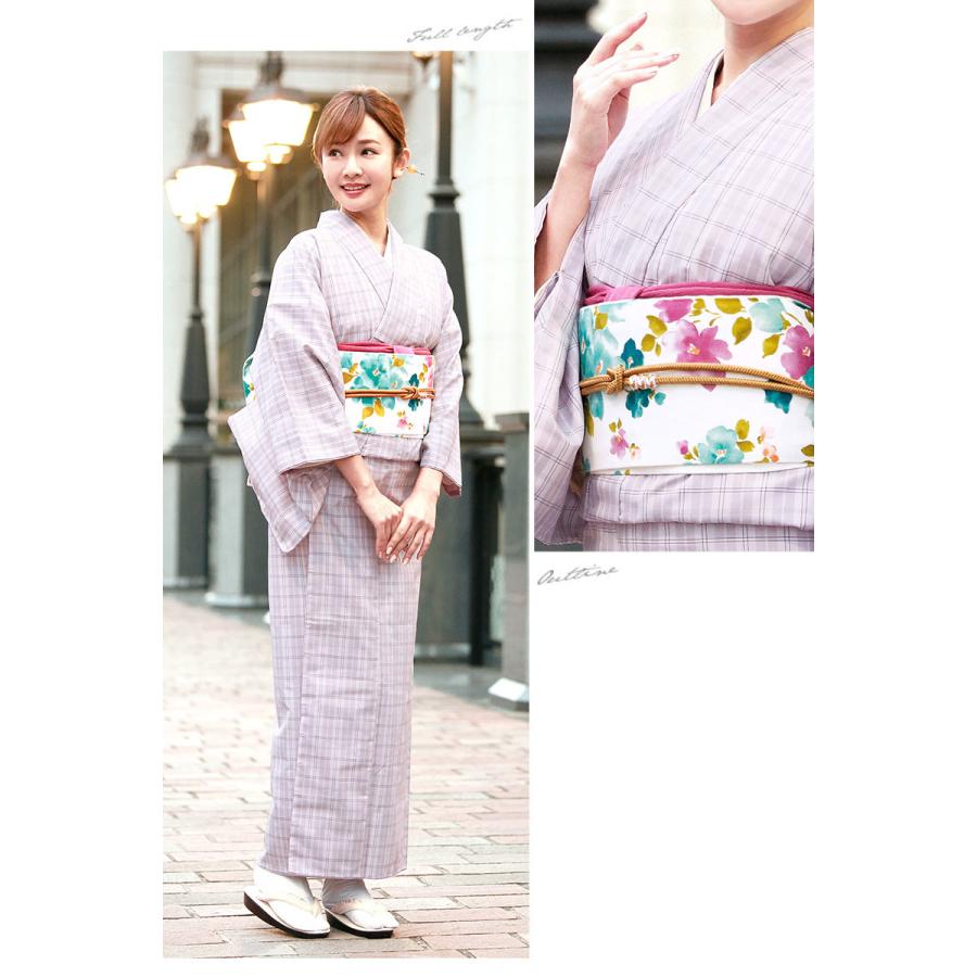 洗える着物 プレタ着物 小紋 袷 bonheur saisons（ボヌールセゾン