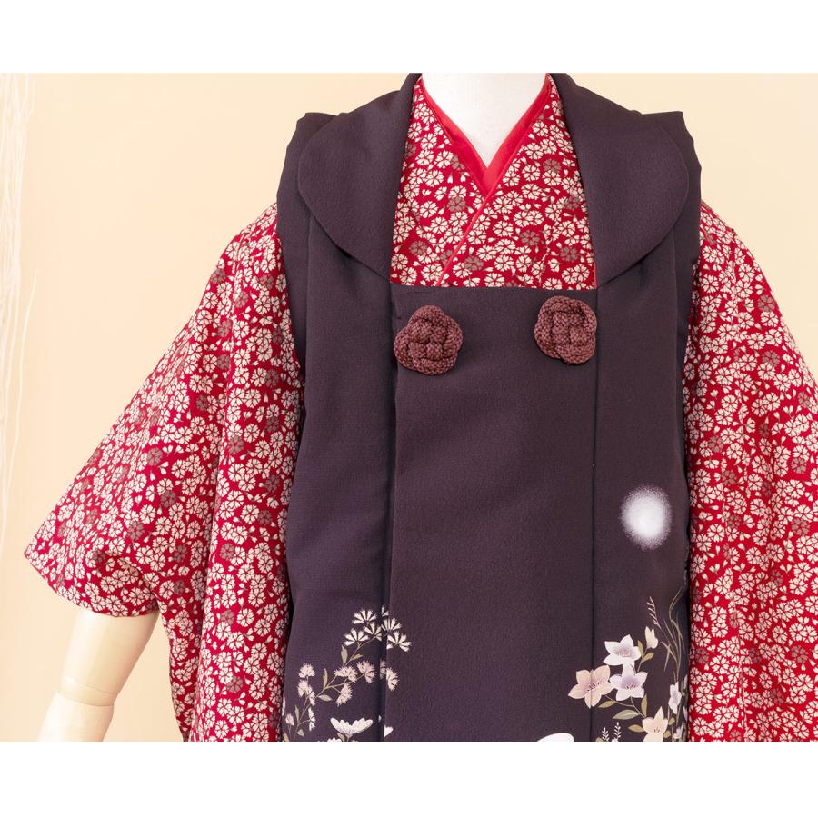 SOUBIEN（創美苑） レンタル 七五三 女の子 3歳 着物 被布 フルセット