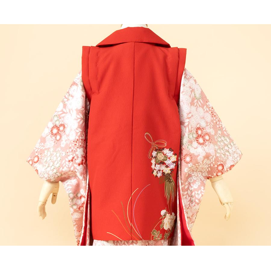 SOUBIEN（創美苑） レンタル 七五三 女の子 3歳 着物 被布 フルセット