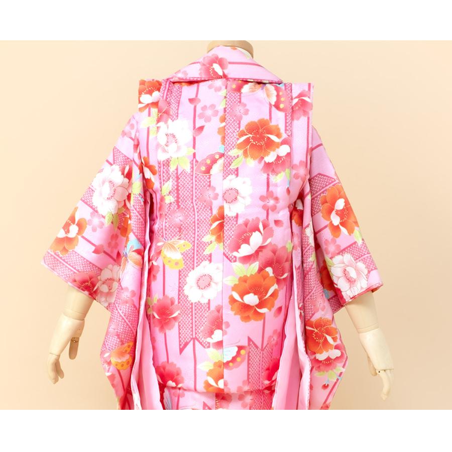 SOUBIEN（創美苑） レンタル 七五三 女の子 3歳 着物 被布 フルセット