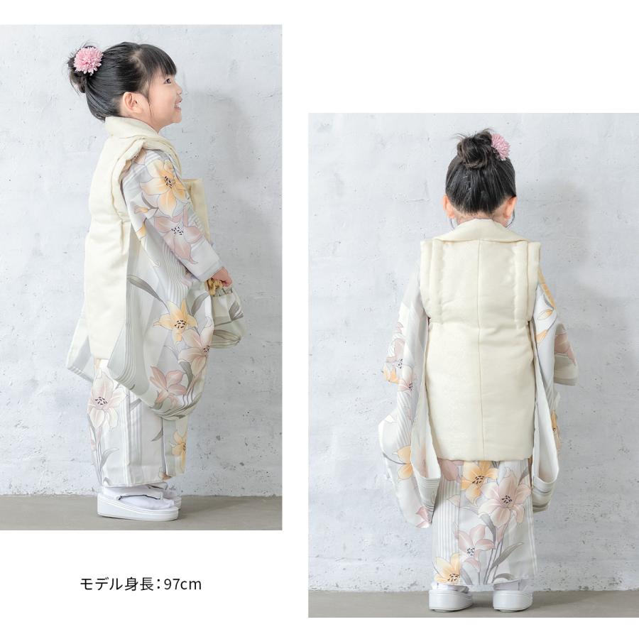 SOUBIEN（創美苑） レンタル 七五三 女の子 3歳 着物 被布 フルセット
