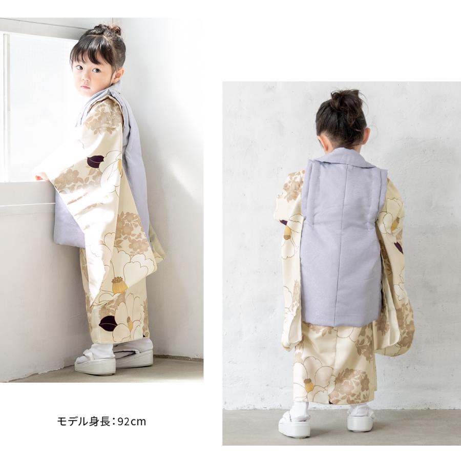 SOUBIEN（創美苑） レンタル 七五三 女の子 3歳 着物 被布 フルセット