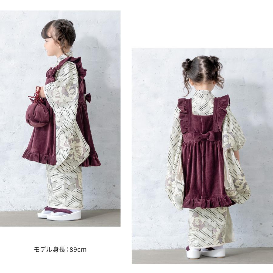 七五三 着物 3歳 レンタル 女の子 被布 フルセット 赤紫系 七五三 着物 3歳 レンタル 女の子 被布 フルセット 赤紫系