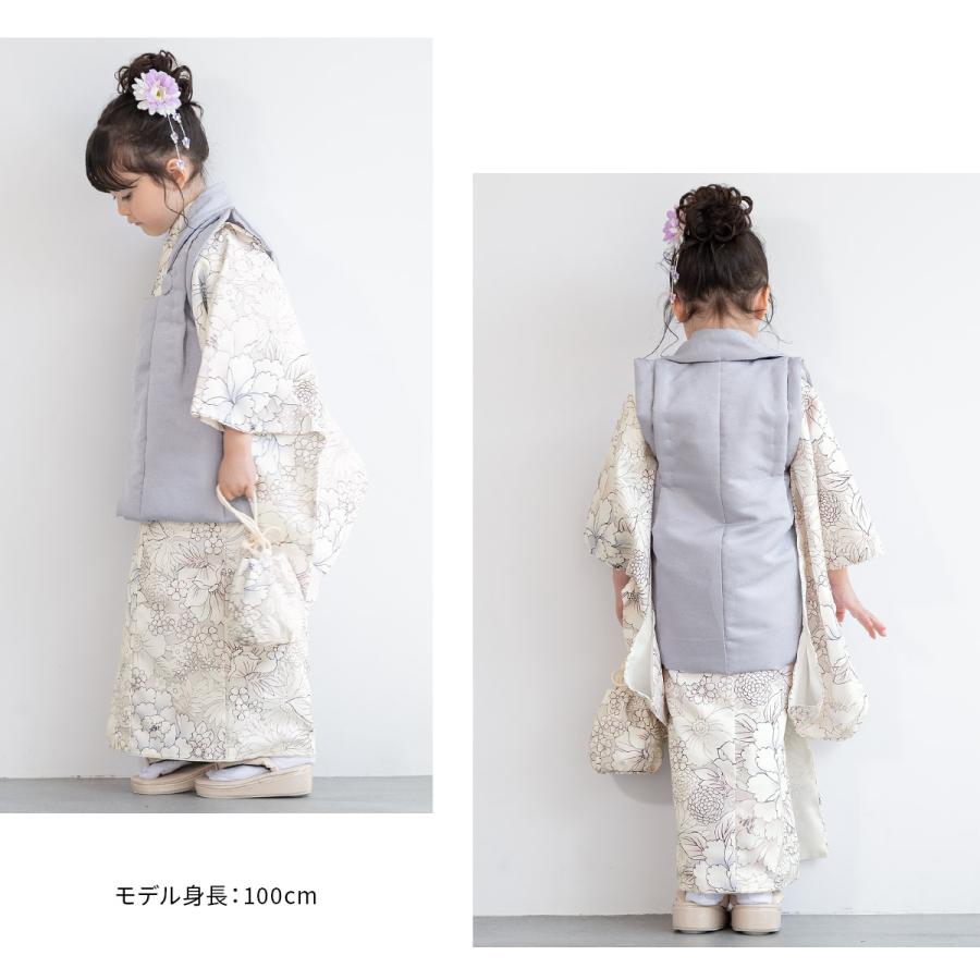七五三セット 3歳 3歳 被布 7点セット（ピンク系）【式部浪漫】 0005-00803-W-Y 3
