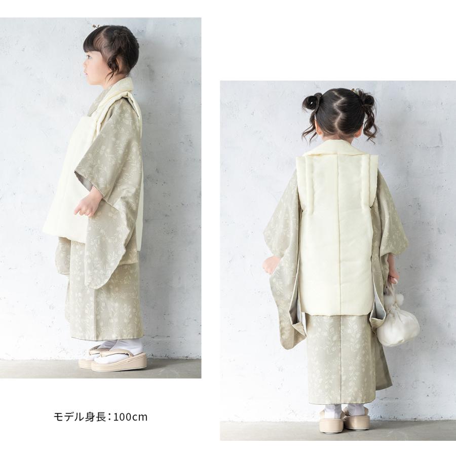 SOUBIEN（創美苑） レンタル 七五三 女の子 3歳 着物 被布 フルセット