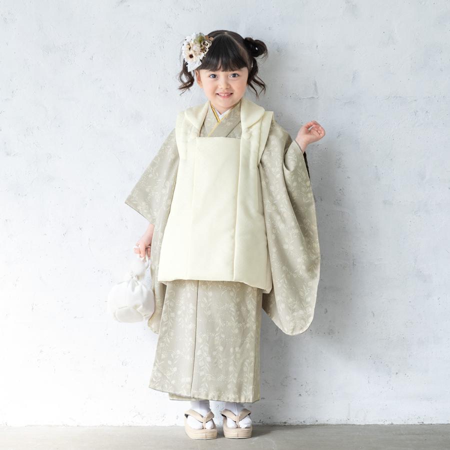 SOUBIEN（創美苑） レンタル 七五三 女の子 3歳 着物 被布 フルセット