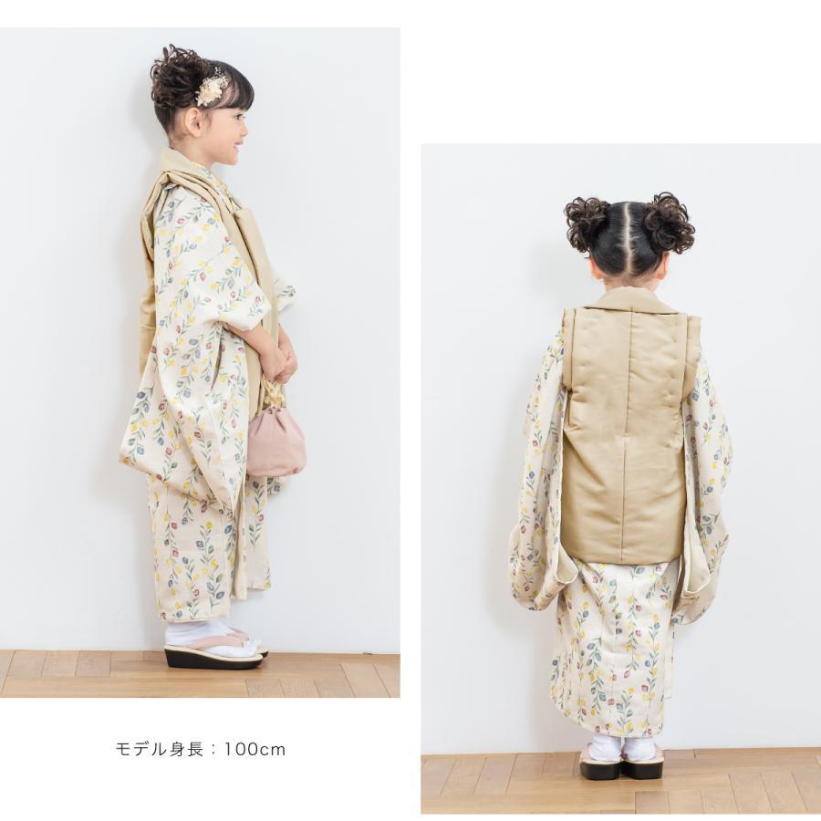 SOUBIEN（創美苑） レンタル 七五三 女の子 3歳 着物 被布 フルセット