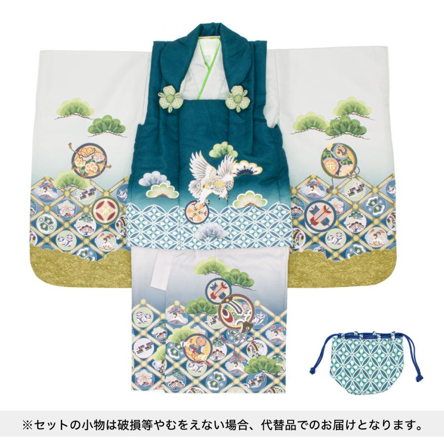 格子柄お揃い着物3枚組 ren-3fs0344_4.jpg