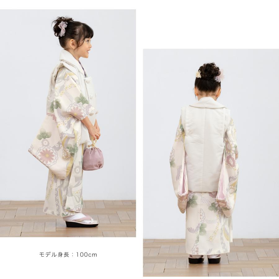 七五三　3歳着物セット SOUBIEN レンタル 七五三 女の子 3歳 着物 被布 フルセット
