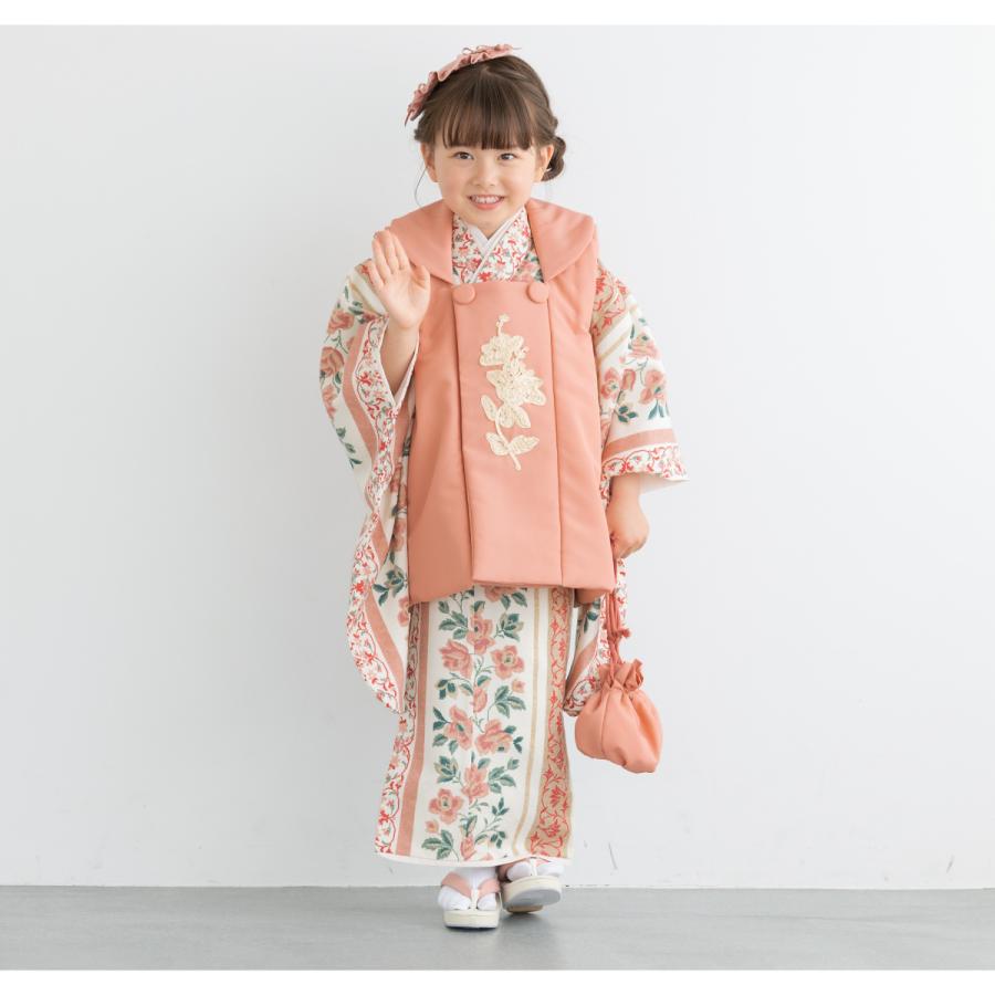 七五三 着物 3歳 レトロ レンタル 女の子 被布 フルセット 七五三 着物 3歳 レトロ レンタル 女の子 被布 フルセット
