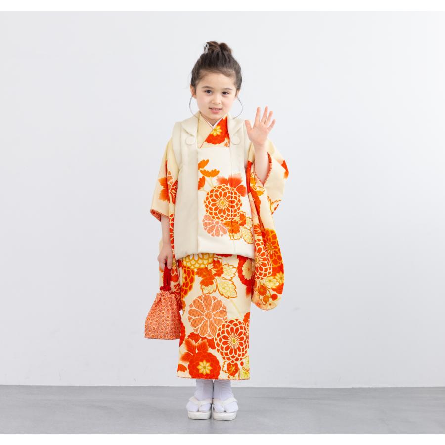 七五三 着物 3歳 レトロ レンタル 女の子 被布 フルセット 七五三 着物 3歳 レトロ レンタル 女の子 被布 フルセット