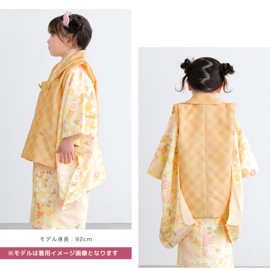 SOUBIEN（創美苑） レンタル 七五三 女の子 3歳 着物 被布 フルセット
