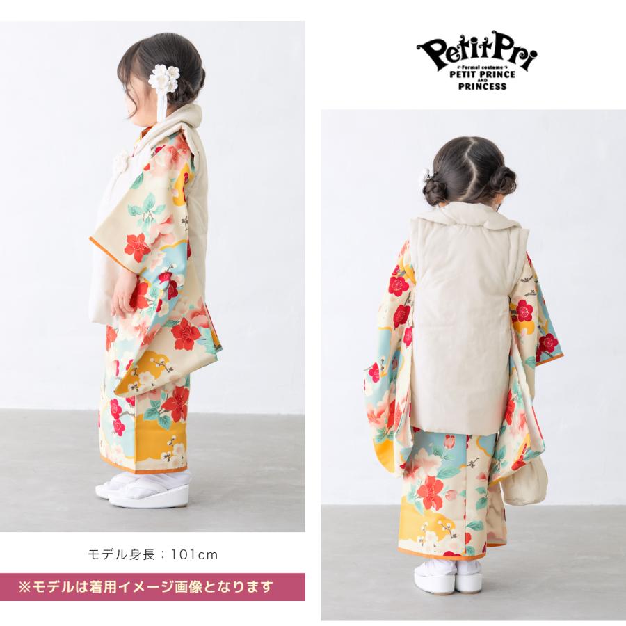 七五三　着物　3歳　女の子　被布セット　双子　小物セット 七五三着物3歳女の子被布セット双子小物セット