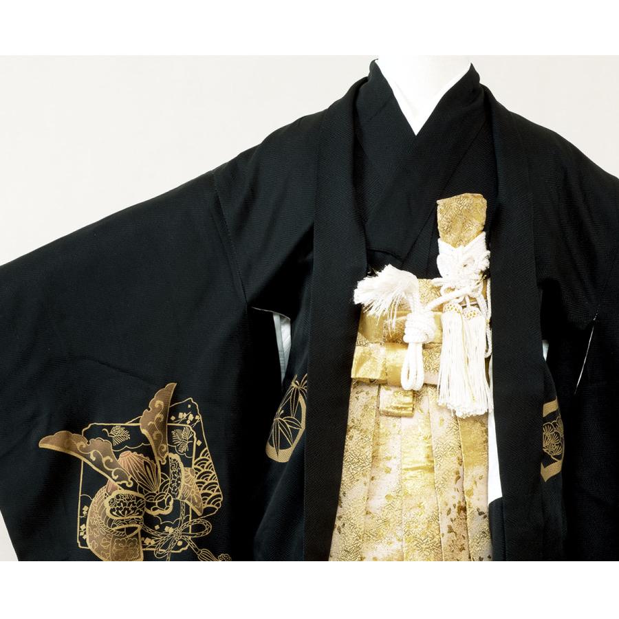 SOUBIEN 七五三 着物 レンタル 3歳 男の子 フルセット 袴セット