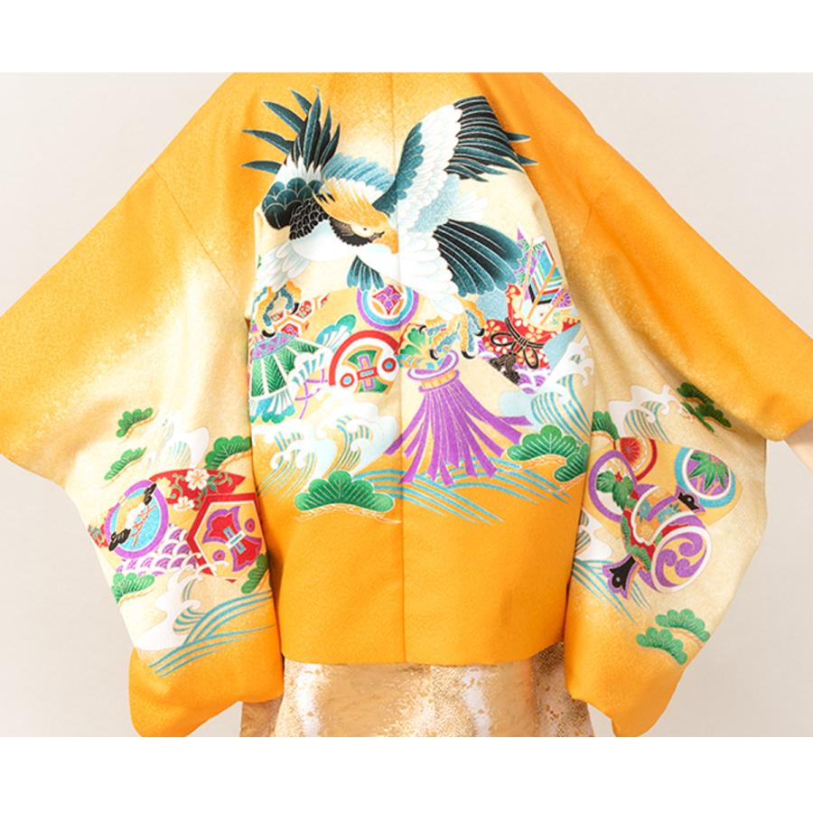 3歳フルセット♡七五三　男の子　一式　2歳　3歳　黄色　兜　五つ紋 3歳フルセット♡七五三 男の子 一式 2歳 3歳 黄色 兜 五つ紋