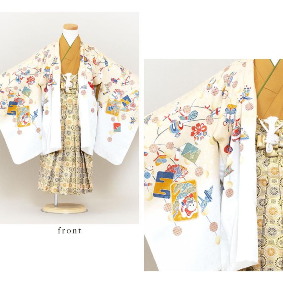 SOUBIEN（創美苑） 七五三 着物 レンタル 5歳 男の子 フルセット 袴