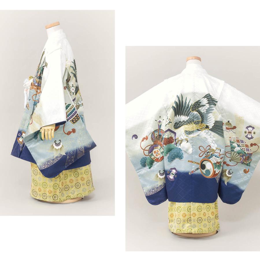 七五三　着物 5歳　男の子　セット SOUBIEN（創美苑） 七五三 着物 5歳 販売 五歳 袴セット 羽織 半襦袢