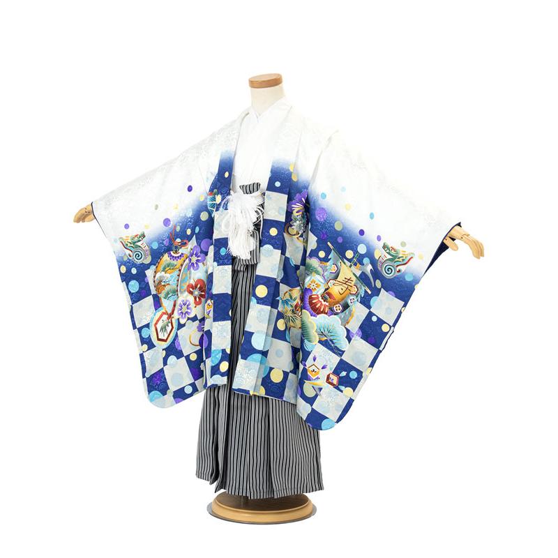 SOUBIEN 七五三 着物 レンタル 5歳 男の子 フルセット 袴セット