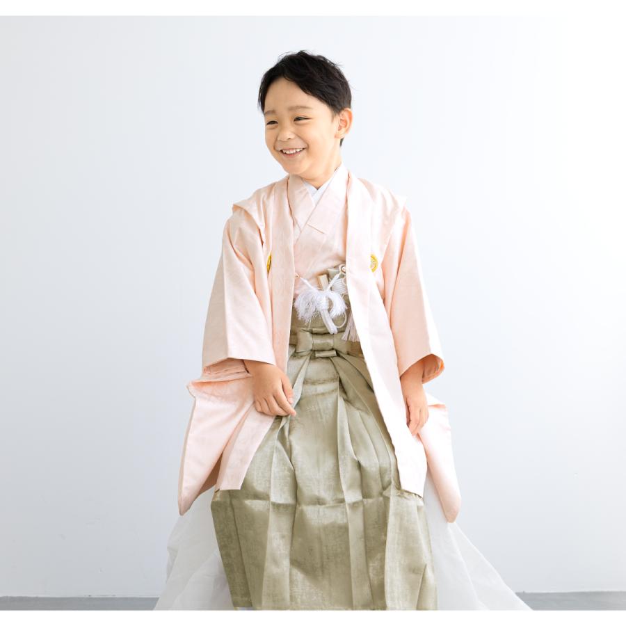 SOUBIEN（創美苑） レンタル 七五三 着物 男の子 5歳 袴セット フル