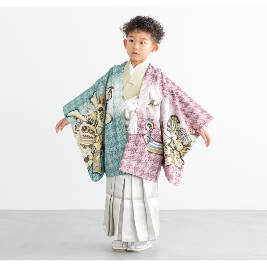 SOUBIEN（創美苑） レンタル 七五三 着物 男の子 5歳 袴セット フル