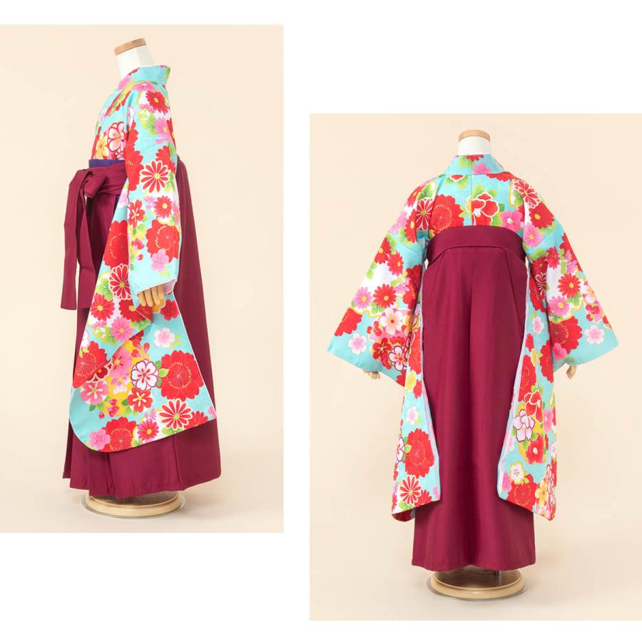 SOUBIEN 卒園式 袴 女の子 レンタル 七五三 7歳 着物 セット