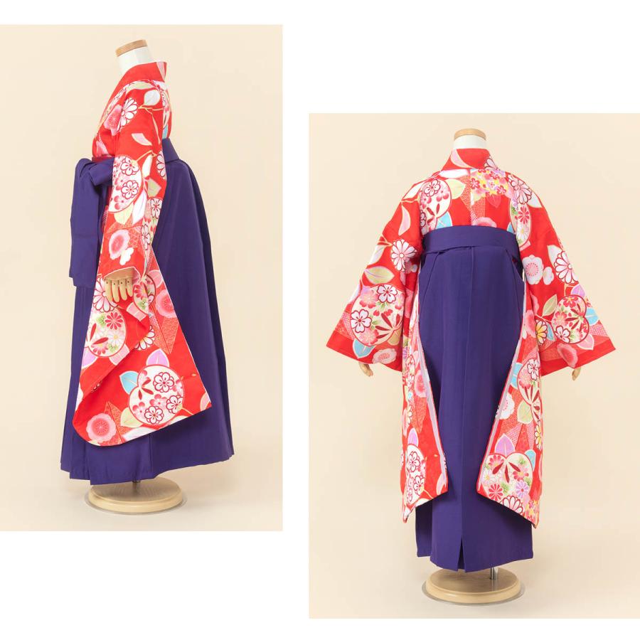 SOUBIEN 卒園式 袴 女の子 レンタル 七五三 7歳 着物 セット