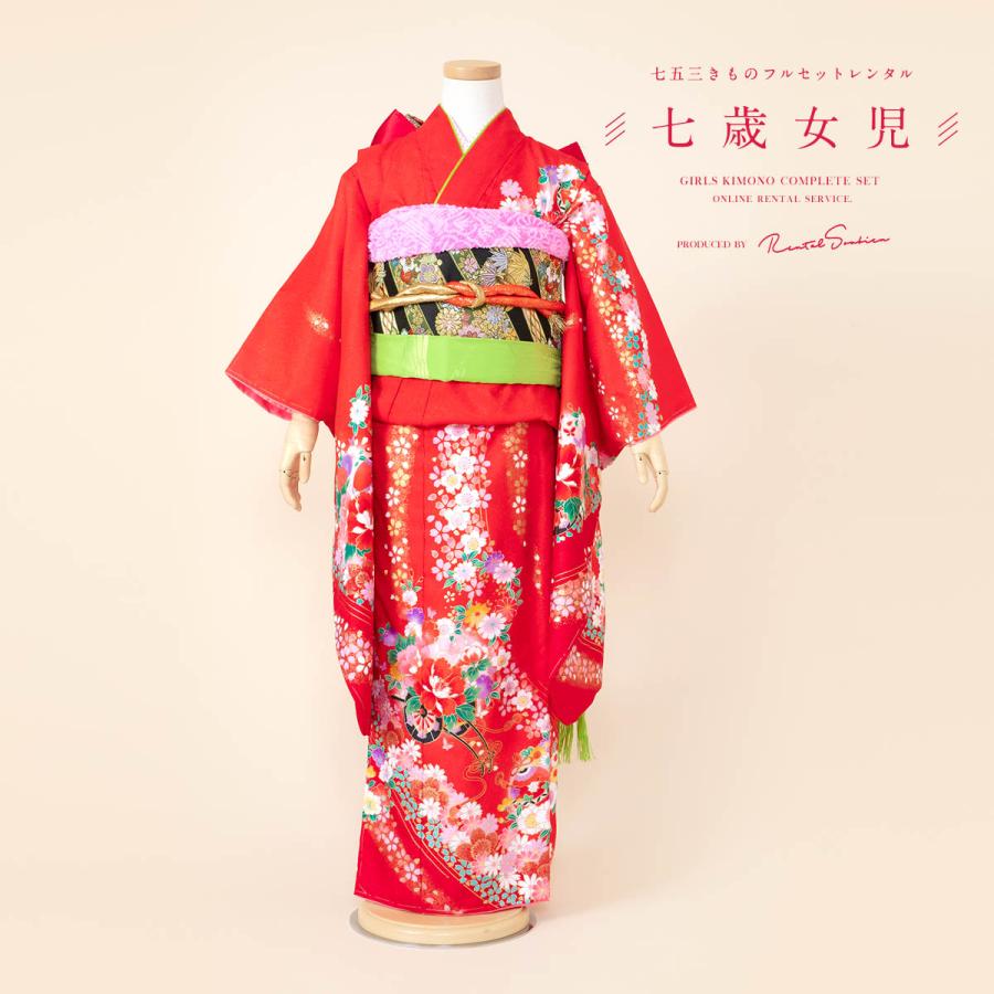 七五三フルセット 楽天市場】七五三 着物 7歳 フルセット 女の子|7歳 着物