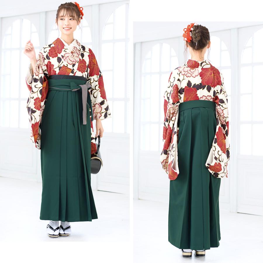 【極美品】おび工房 大正ロマン 袴 4セット 160cm 洗える♪ SOUBIEN（創美苑） レンタル 卒業式 袴 フルセット 女性 袴セット