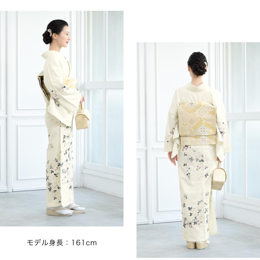 SOUBIEN（創美苑） レンタル 訪問着 フルセット 白 ホワイト 桜 七五三