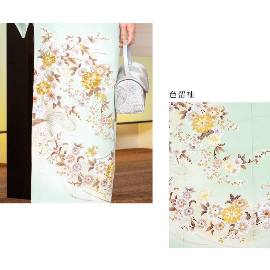 SOUBIEN（創美苑） 色留袖 レンタル フルセット 正絹 緑 ミント