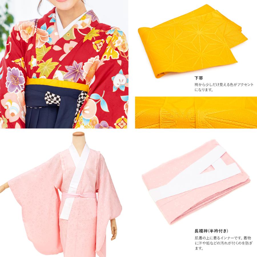 レンタル 卒業式 袴 小学生 女の子 ジュニア 袴セット 赤 レッド レンタル 卒業式 袴 小学生 女の子 ジュニア 袴セット 赤 レッド