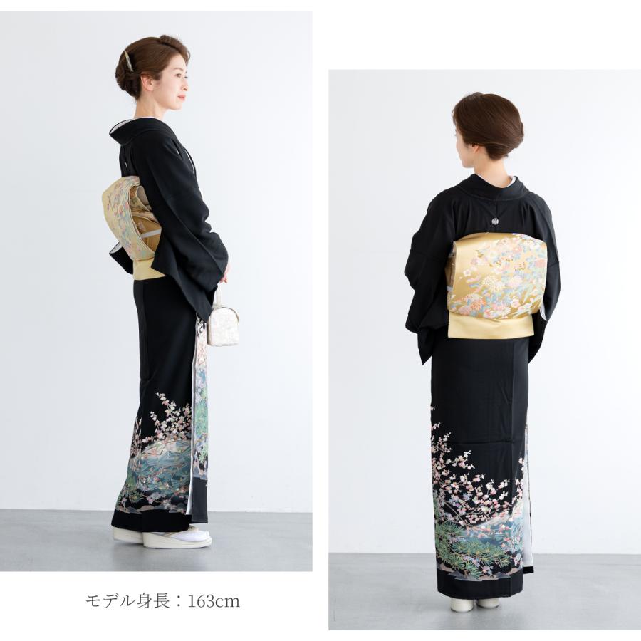 SOUBIEN（創美苑） 黒留袖 レンタル フルセット 結婚式 着物 黒 袷