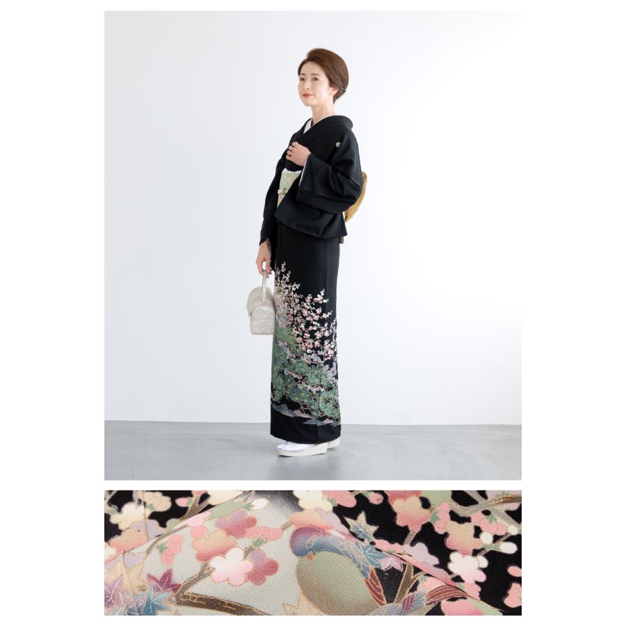 SOUBIEN（創美苑） 黒留袖 レンタル フルセット 結婚式 着物 黒 袷