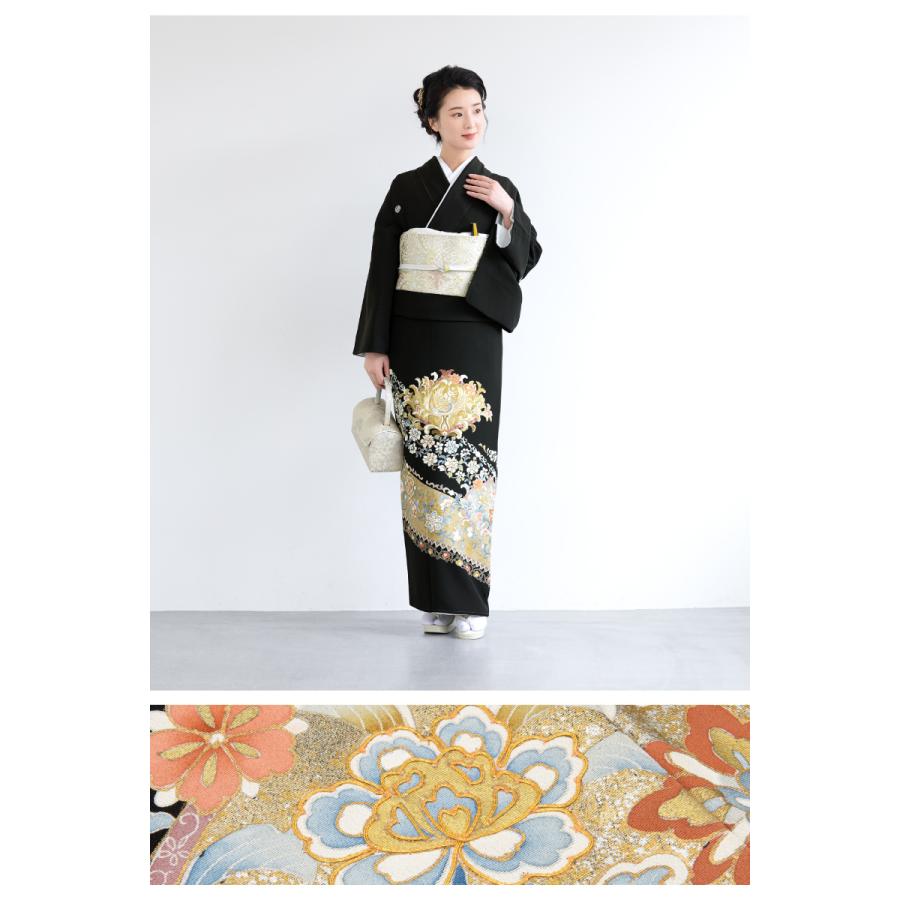 SOUBIEN（創美苑） レンタル 黒留袖 フルセット 結婚式 着物 黒 袷