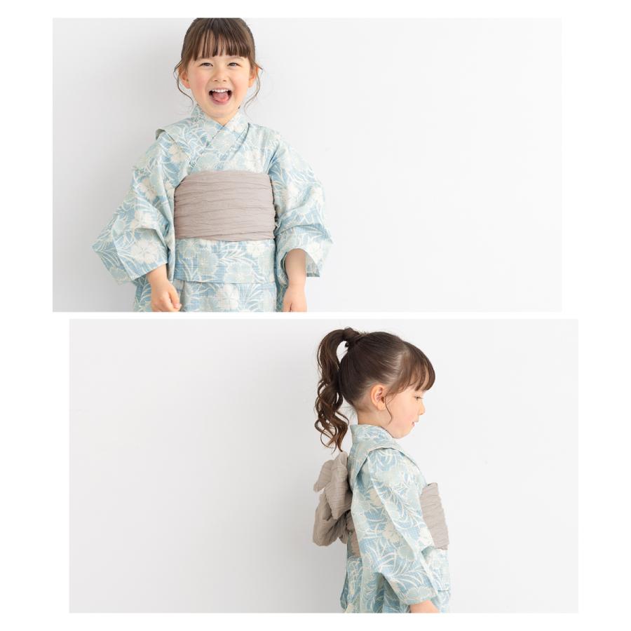 SOUBIEN（創美苑） 浴衣 子供 レンタル 女の子 浴衣セット 水色