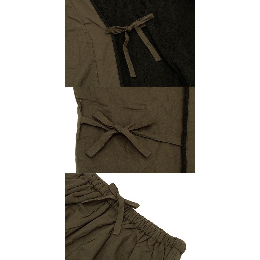 SOUBIEN（創美苑） 作務衣 メンズ 冬用 コットン 防寒 暖かい ブラウン