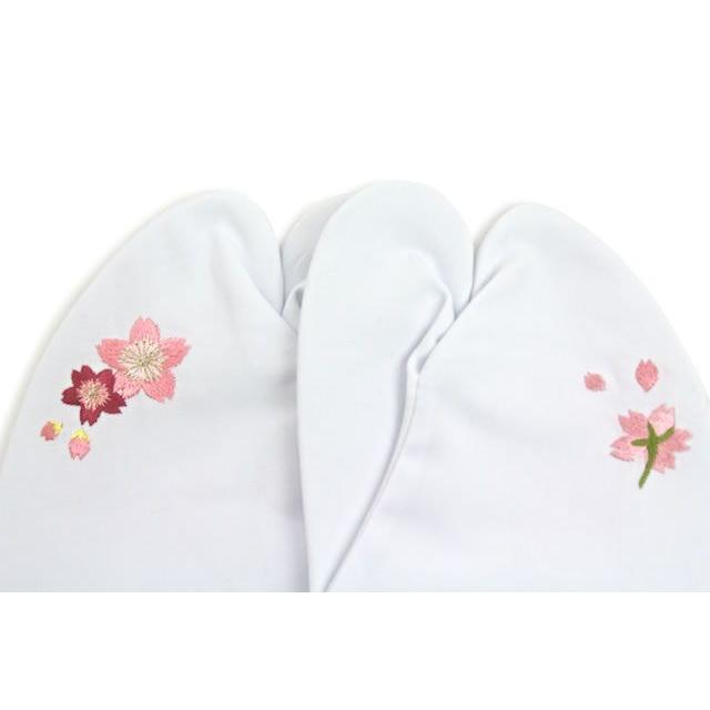 SOUBIEN（創美苑） 足袋 刺繍 レディース おしゃれ 桜 結婚式 成人式