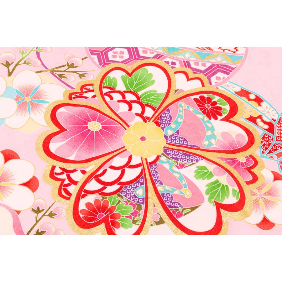 SOUBIEN 産着 女 女の子 販売 初着 桃色 ピンク 梅 雪輪 手鞠 掛け着